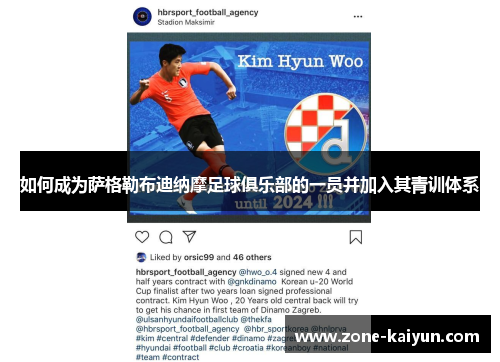 如何成为萨格勒布迪纳摩足球俱乐部的一员并加入其青训体系